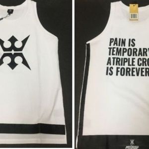 Miggy Men's Long Basketball Sleevless T-Shirt SZ S